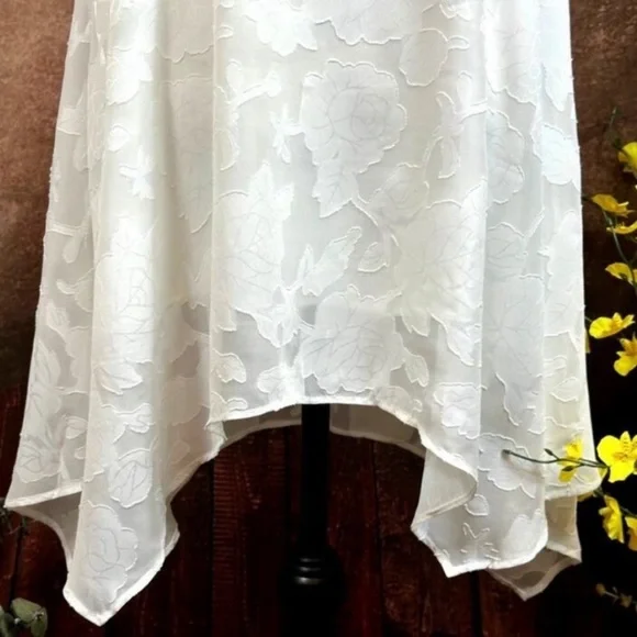 Three eighty two asymmetrical white dress - Picture 4 of 7